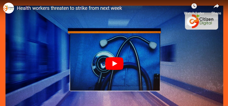 Health workers threaten to strike from next week
