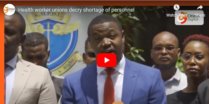 Health worker unions decry shortage of personnel