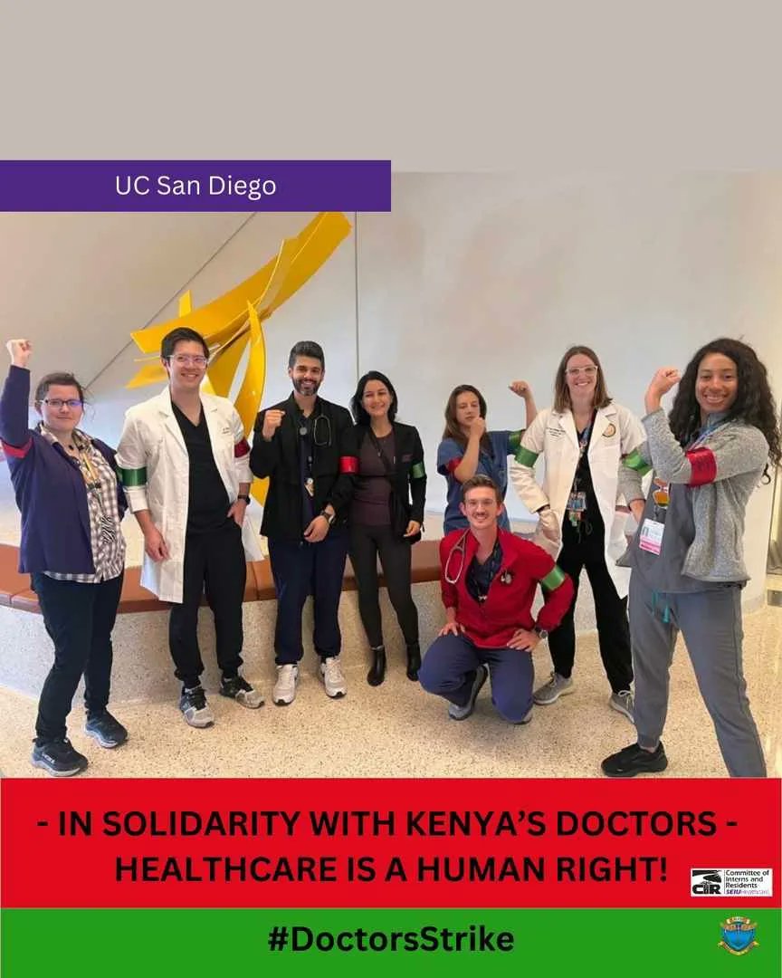 Doctors in the United States showed solidarity with KMPDU – KMPDU